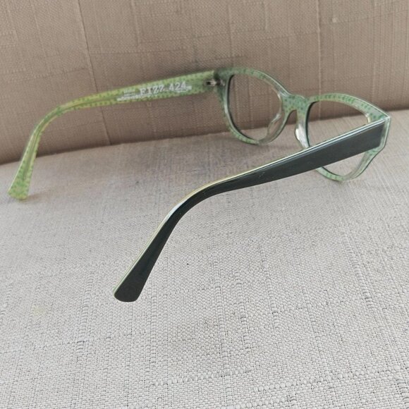 Lafont Women Glasses Frame ISSY & LA Black/ Green Tone Eyewear Made in France - Picture 5 of 12